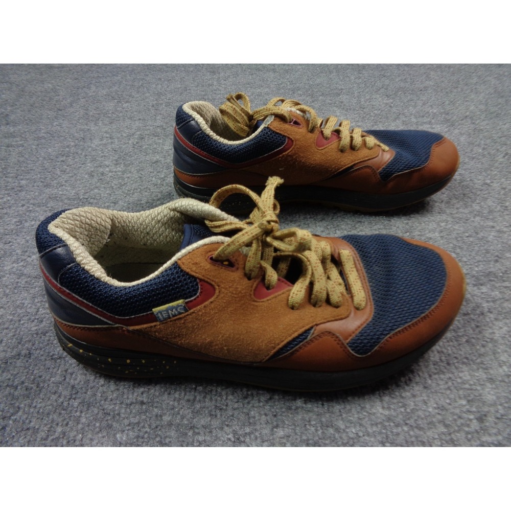 Lems Trailhead Shoes Men's 9 D Sequoia Navy Brown Sneakers Minimalist Hiking